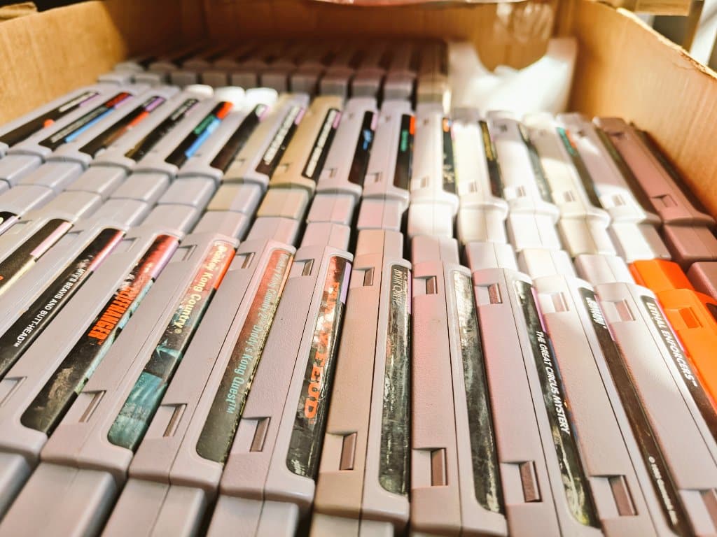 Super NES games are now in stock